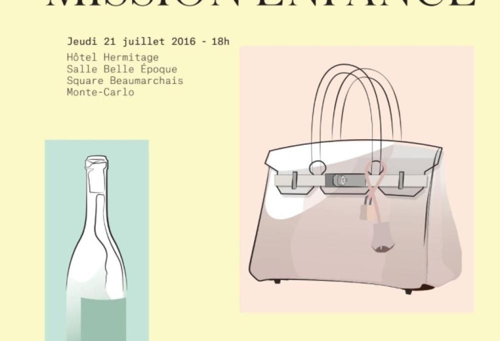 Vini di pregio e borse Hermès per l’asta benefica a favore di Mission Enfance