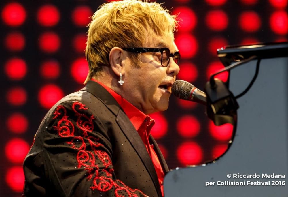 Elton John live al Collisioni Festival
