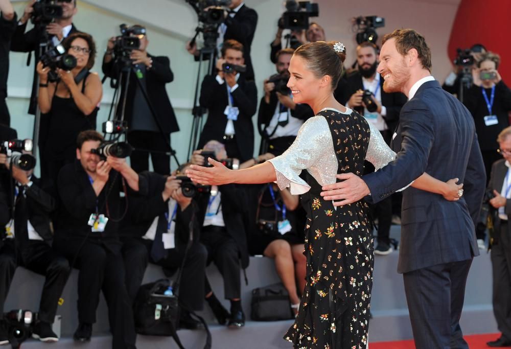 Fassbender e la Vikander incantano il red carpet
