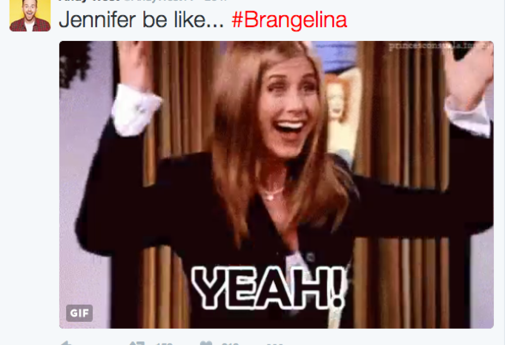 Angelina e Brad divorziano . E i fan di Jennifer Aniston reagiscono così…