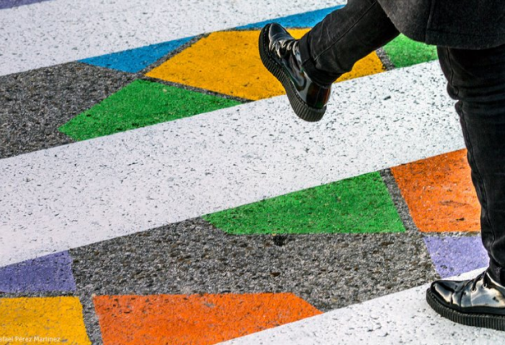 Le strisce pedonali diventano opere d’arte. Succede a Madrid