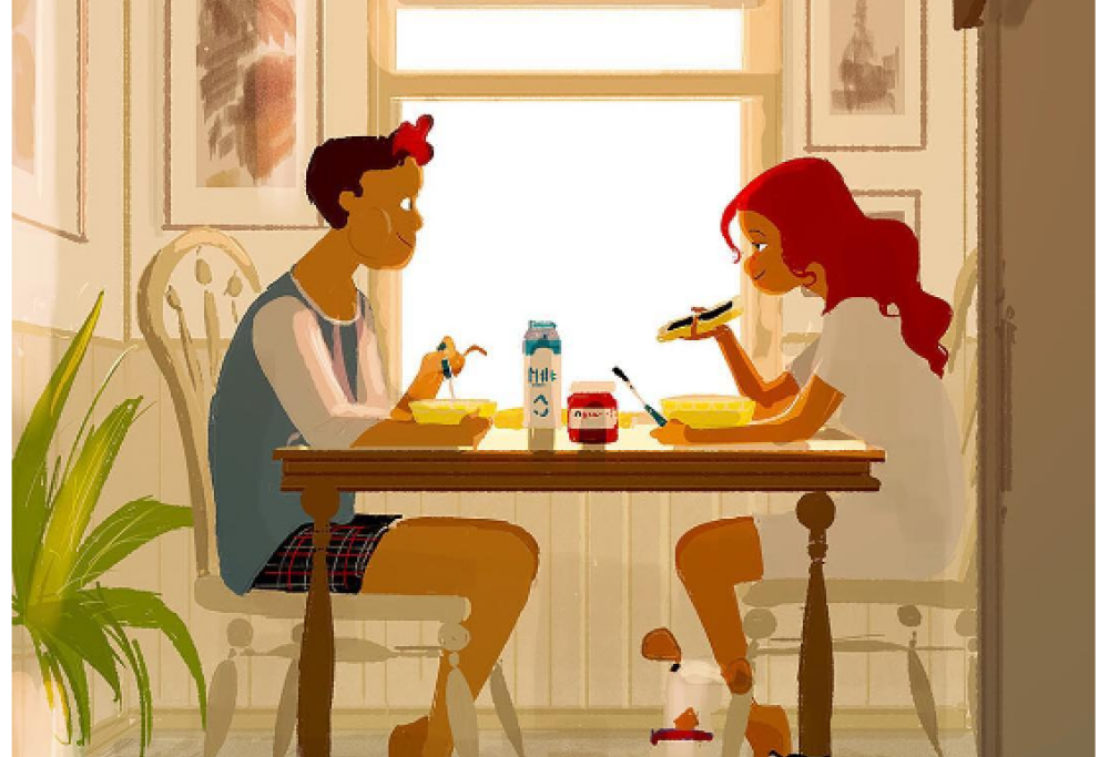 Quanto basta per essere felici in 10 colorati disegni