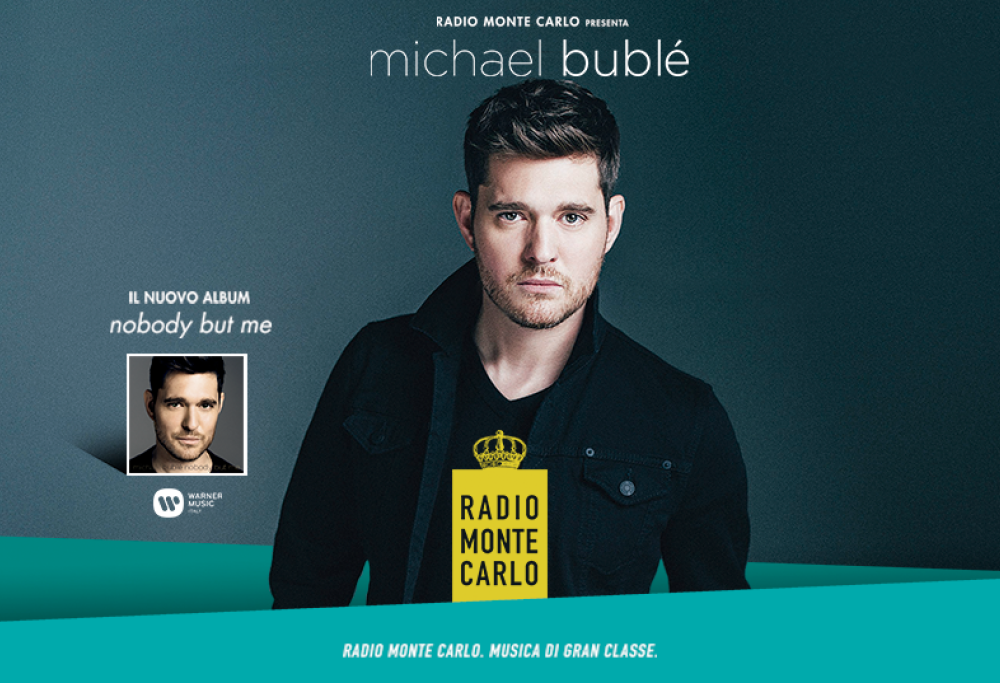 Michael Bublé pubblica il nuovo album “Nobody But Me”. Ascoltalo in anteprima dal 17 ottobre su Radio Monte Carlo