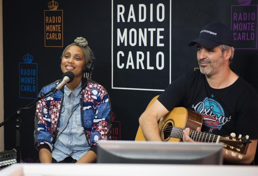 Imany ospite di Radio Monte Carlo: le foto più belle