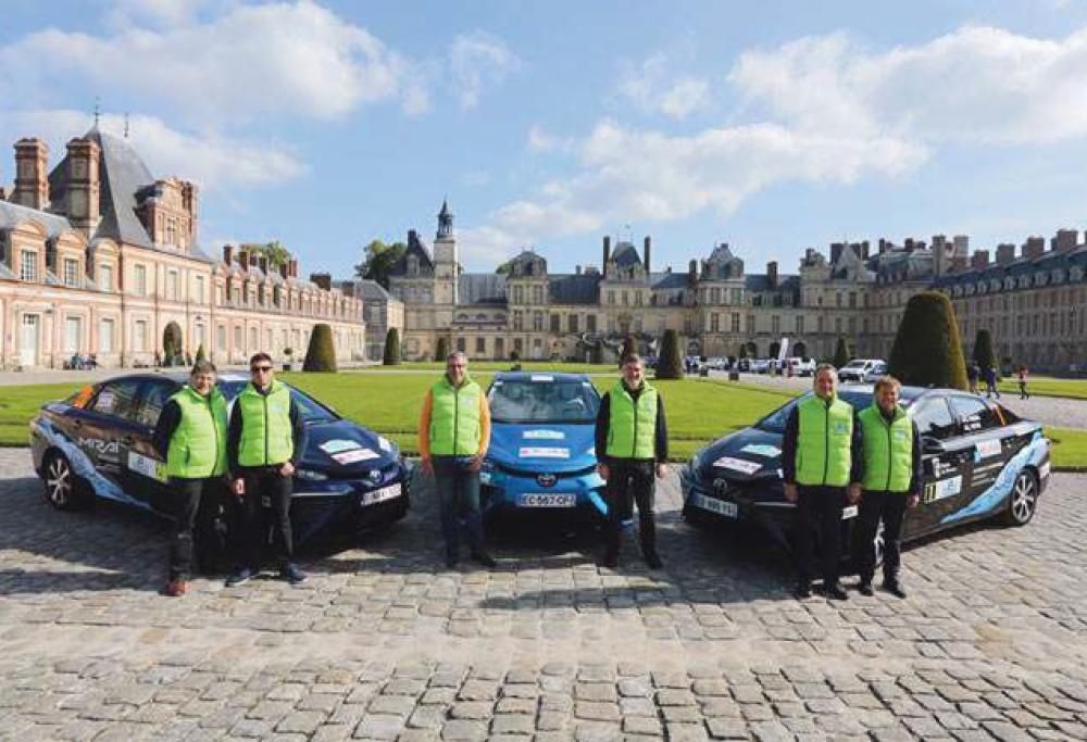 La Toyota Mirai a idrogeno vince il rally più pulito e silenzioso