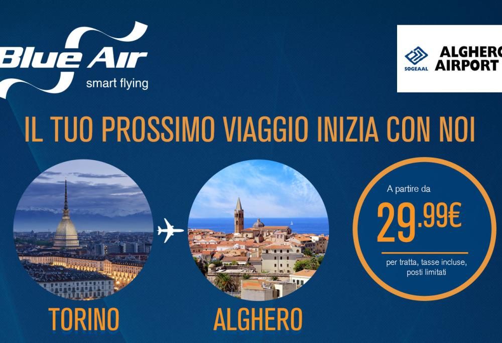 Vola ad Alghero con Blue Air!