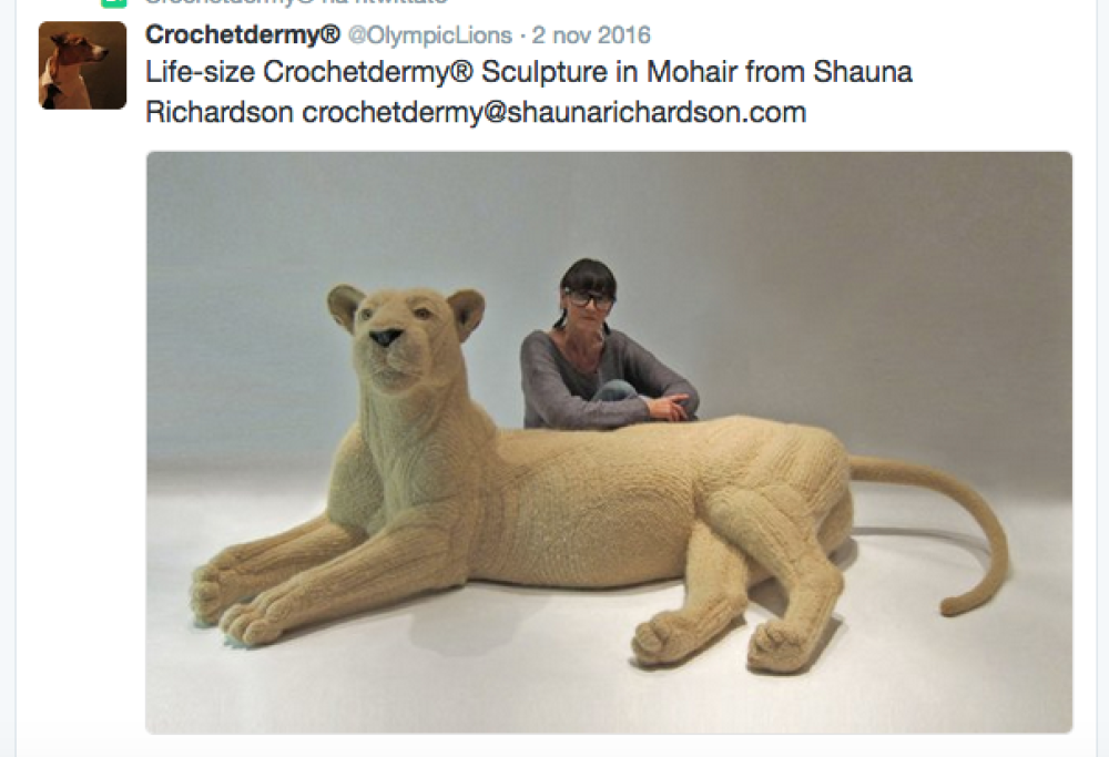 Le incredibili opere d’arte che uniscono natura e… lavori in lana