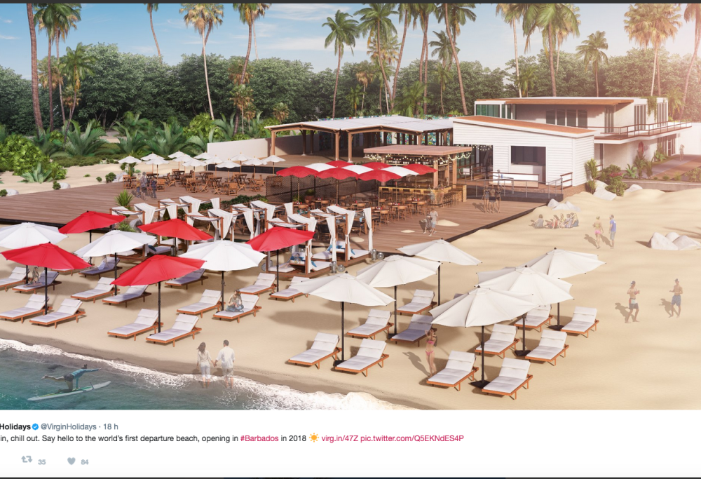 Il primo aeroporto con la sala d’attesa… sulla spiaggia!