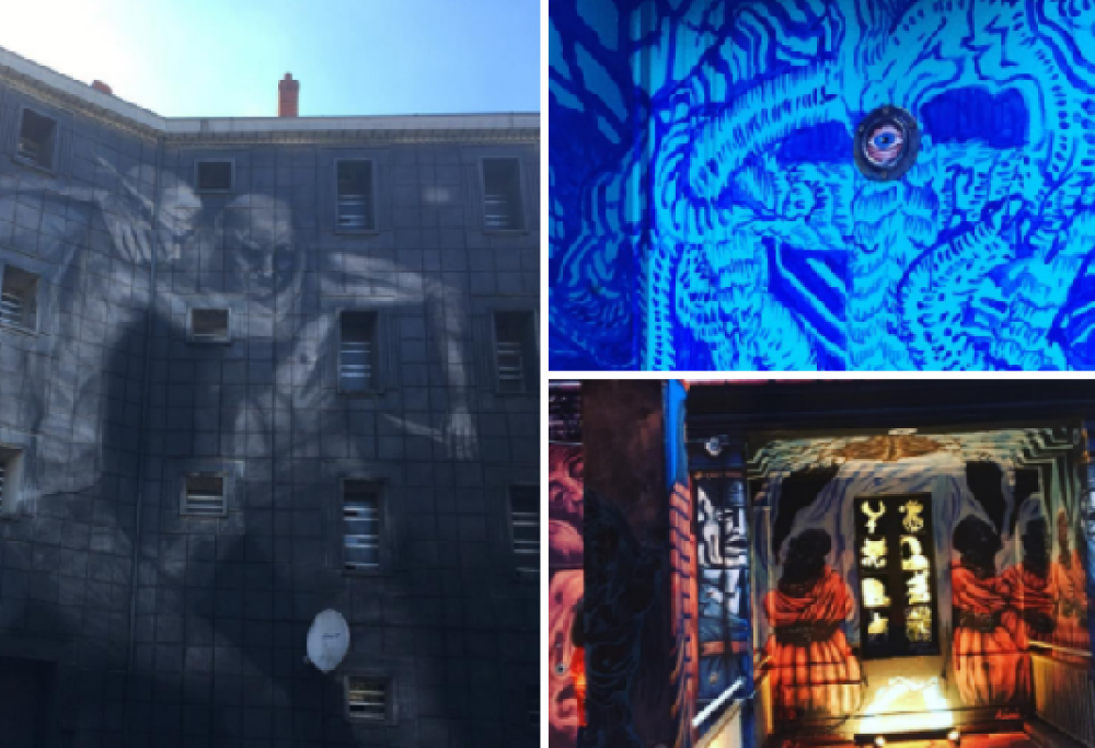 La prigione trasformata in una galleria d’arte moderna grazie alla street art