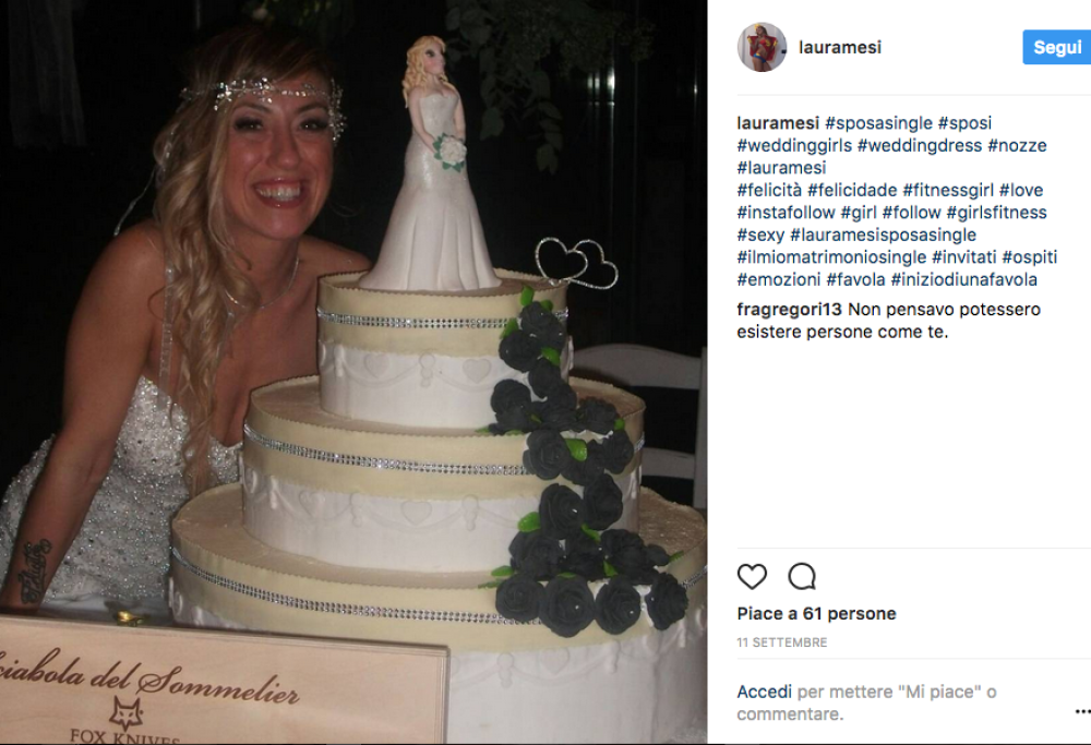 Sposa e single: il primo matrimonio in cui il partner non c’è!