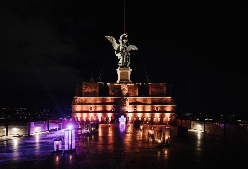 Una notte da imperatore: ecco tutte le foto più belle realizzate a Castel Sant’Angelo