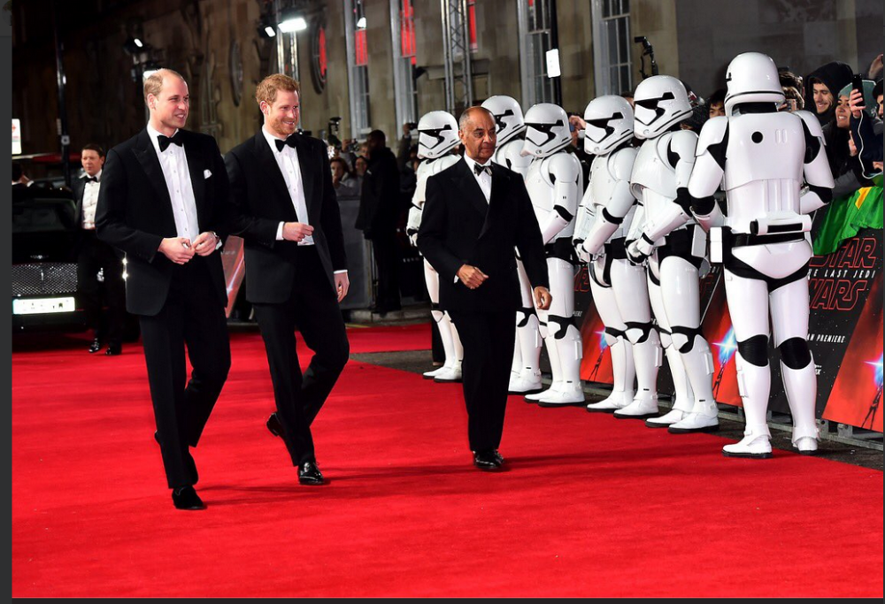 I Principi William e Harry hanno recitato in Star Wars!