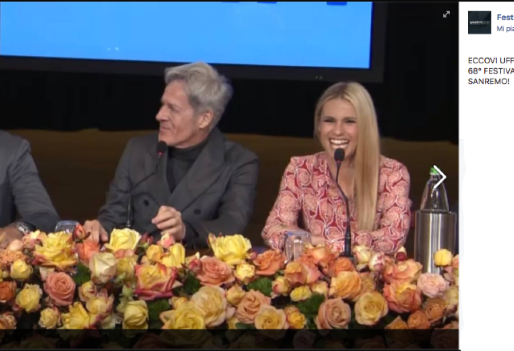 Festival di Sanremo 2018: prime tensioni tra Michelle Hunziker e Pierfrancesco Favino?