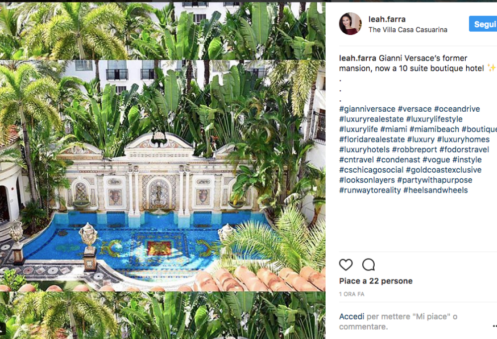 Vi facciamo esplorare Villa Casa Casuarina: era la casa di Gianni Versace, ora è un hotel