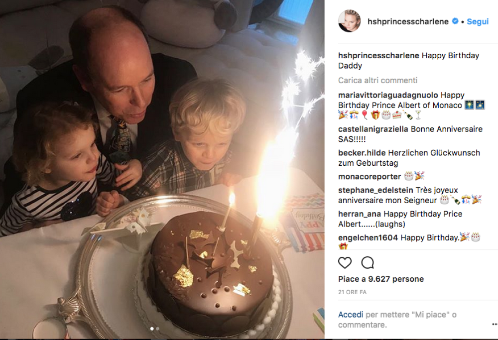 Buon compleanno, papà
Le foto del Principe Alberto con i gemellini