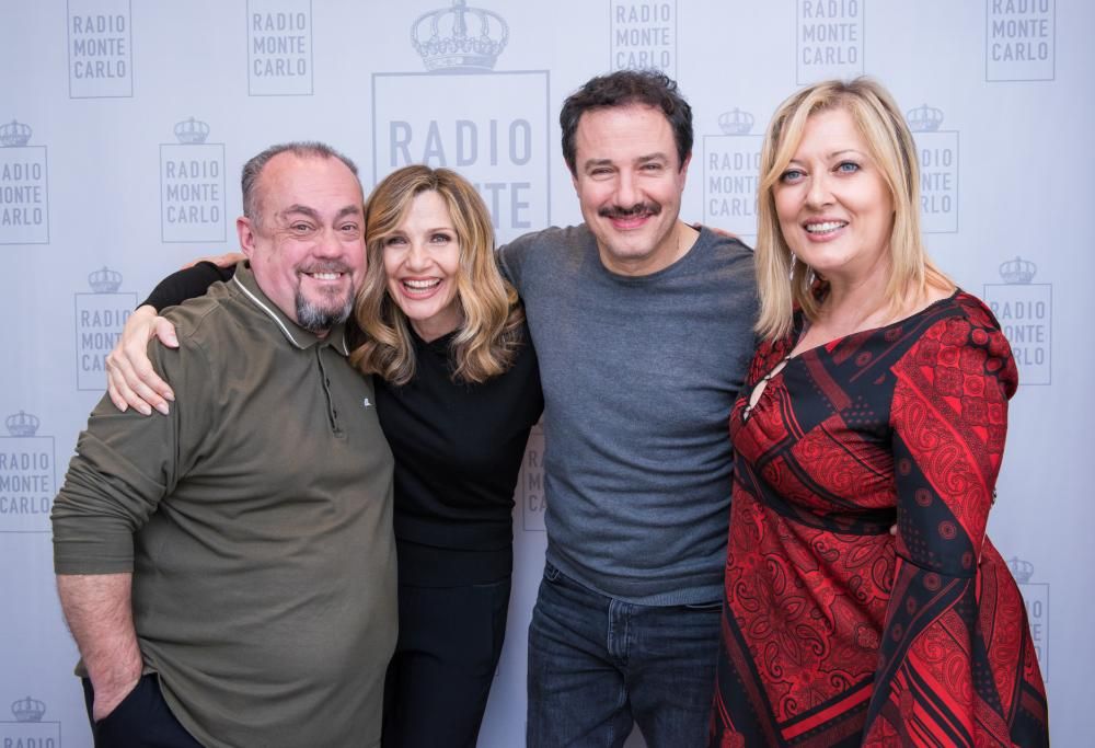 Lorella Cuccarini e Giampiero Ingrassia ospiti di RMC: le foto più belle