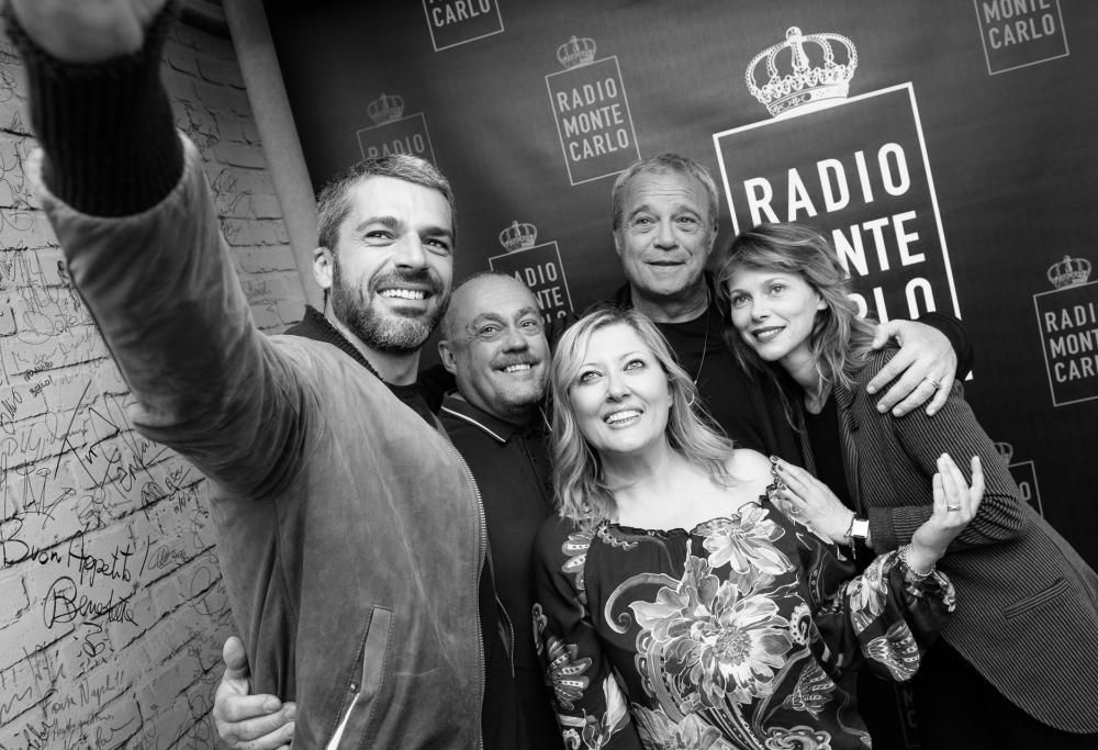 Luca Argentero, Claudio Amendola, Barbora Bobulova ospiti di RMC: le foto più belle