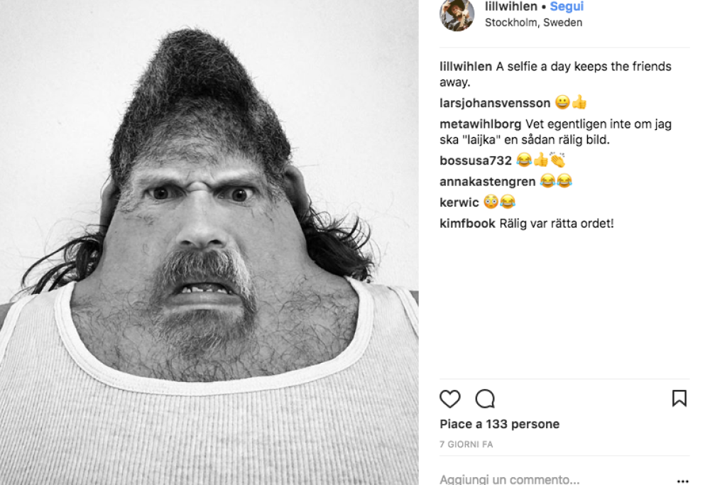 I geniali selfie di un ragazzo svedese