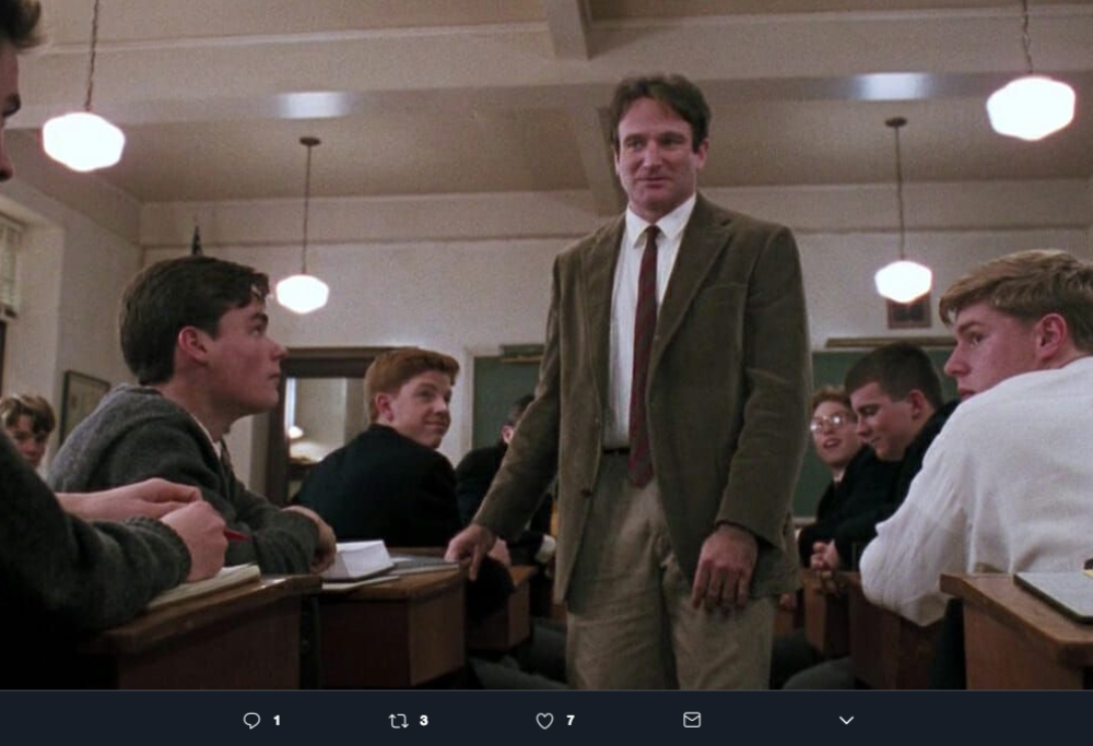 29 anni fa usciva «L’attimo fuggente»