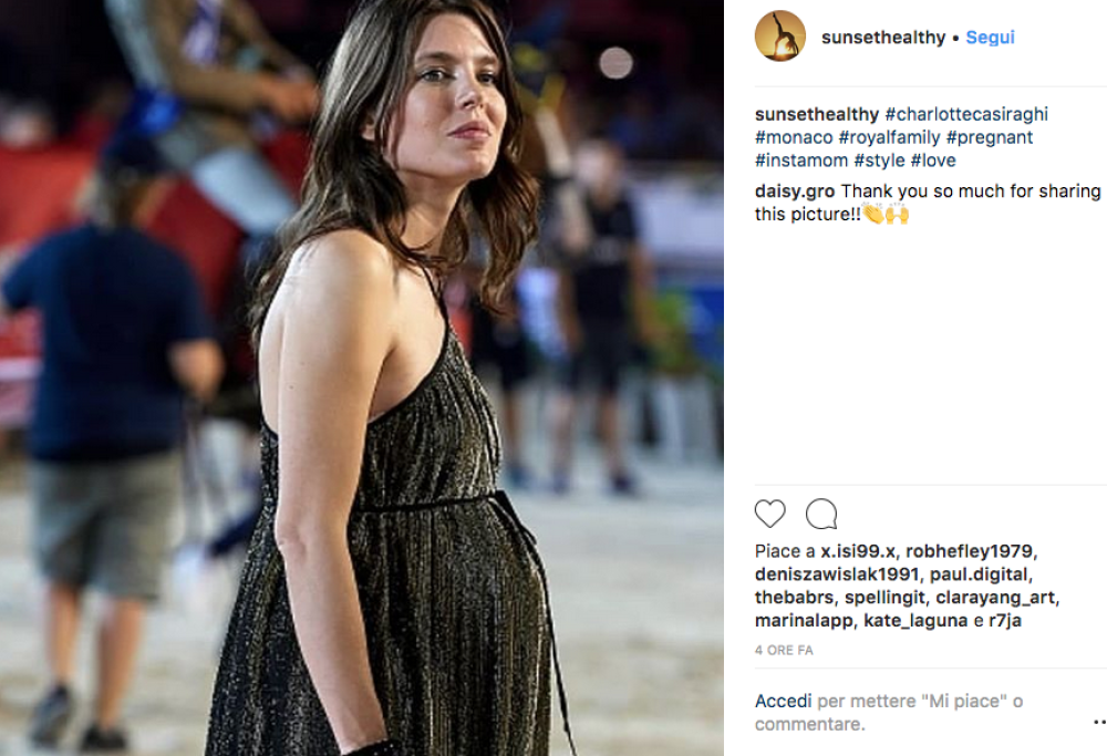 Charlotte Casiraghi: le bellissime foto in dolce attesa