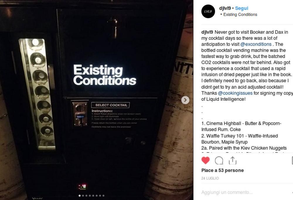 A New York c’è un bar con un distributore automatico di cocktail