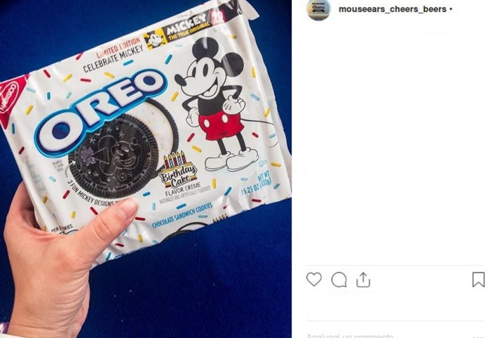 Per i 90 anni di Topolino Oreo lancia i biscotti in edizione speciale