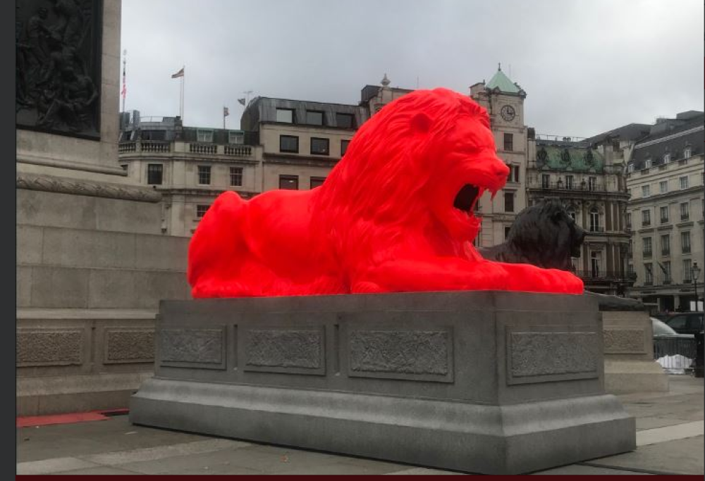 L’incredibile leone di Trafalgar Square
