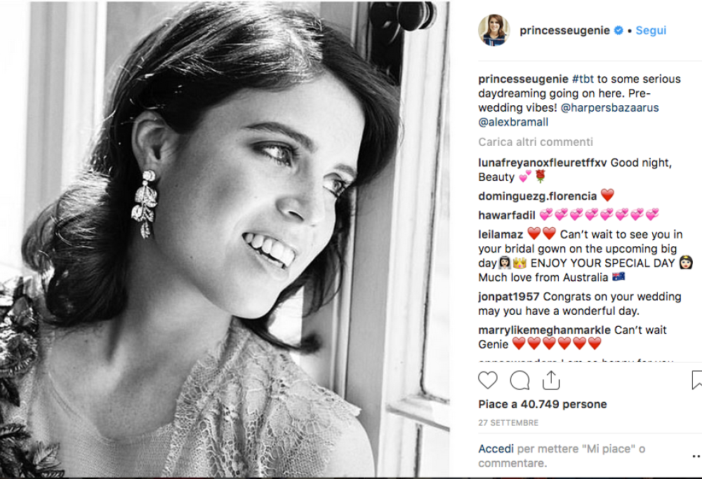 Royal Wedding: il matrimonio della Principessa Eugenia sarà un flop?