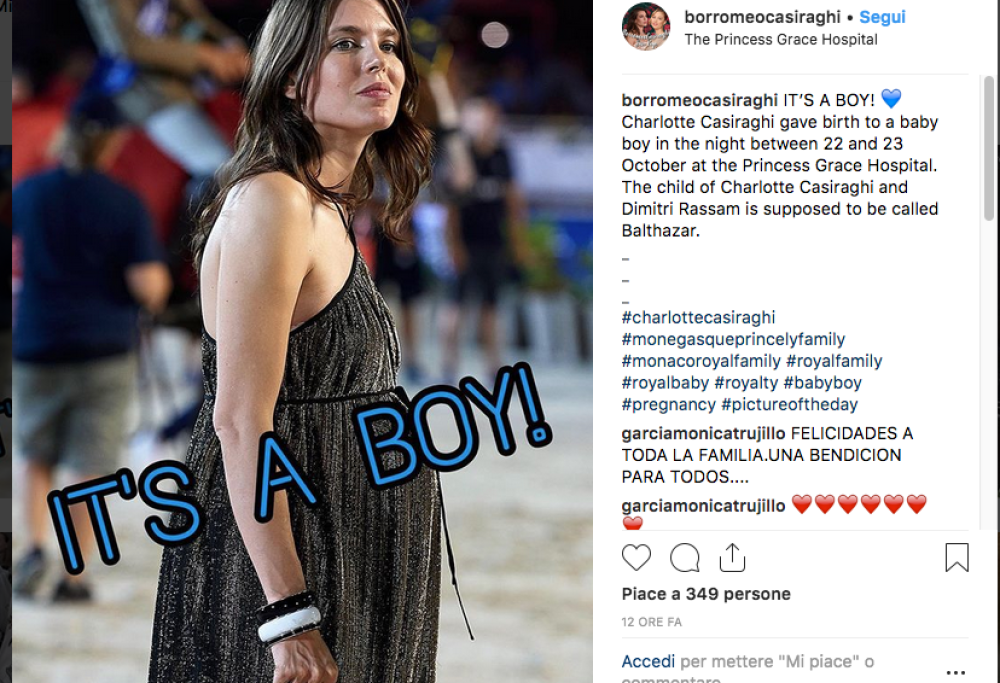 Charlotte Casiraghi di nuovo mamma!