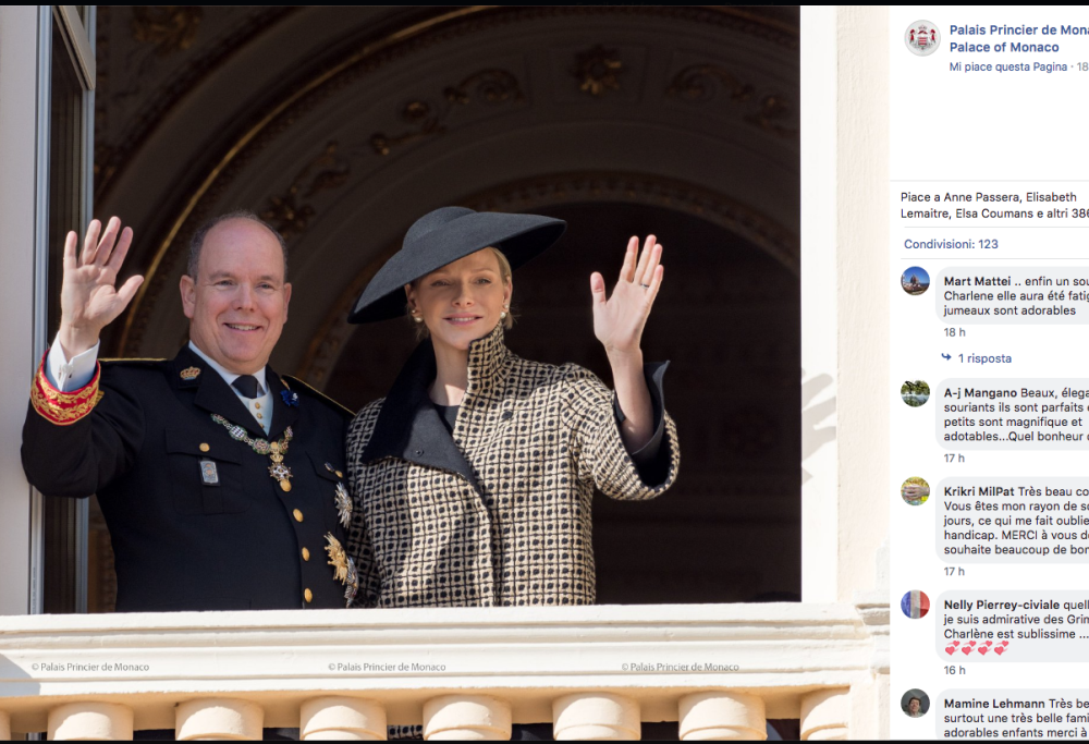 Anche i gemellini Jacques e Gabriella alla Festa Nazionale di Monaco