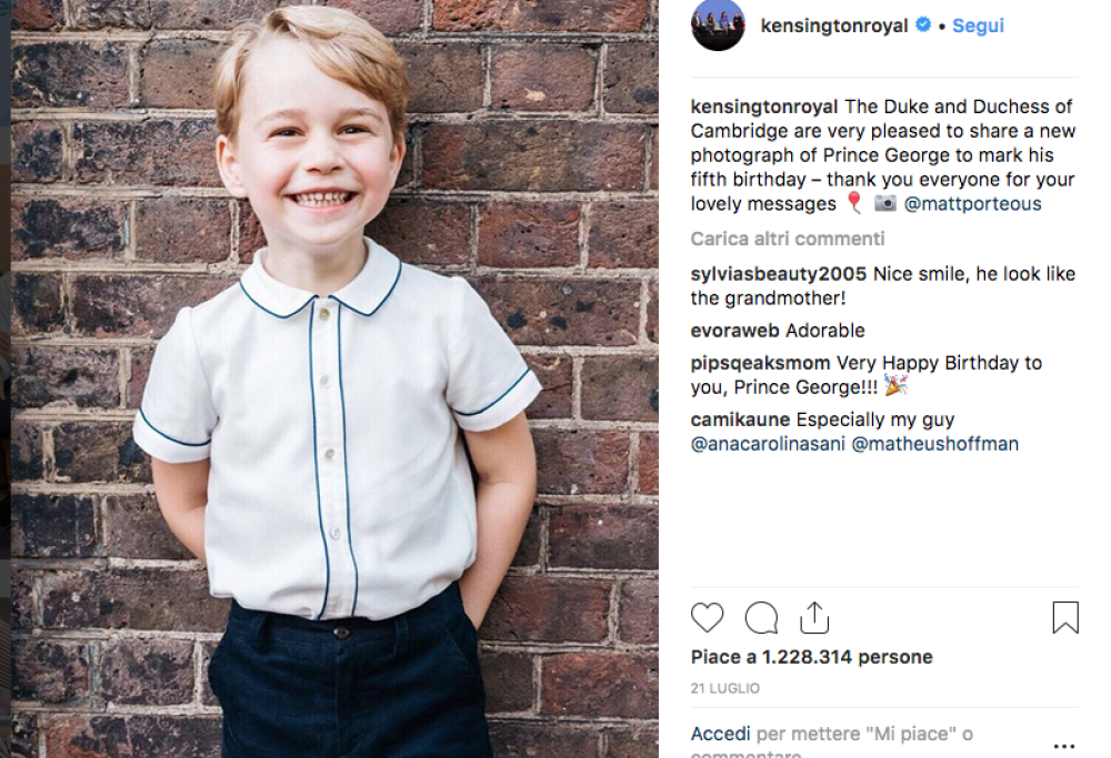 I Royal Baby non apriranno i loro regali a Natale