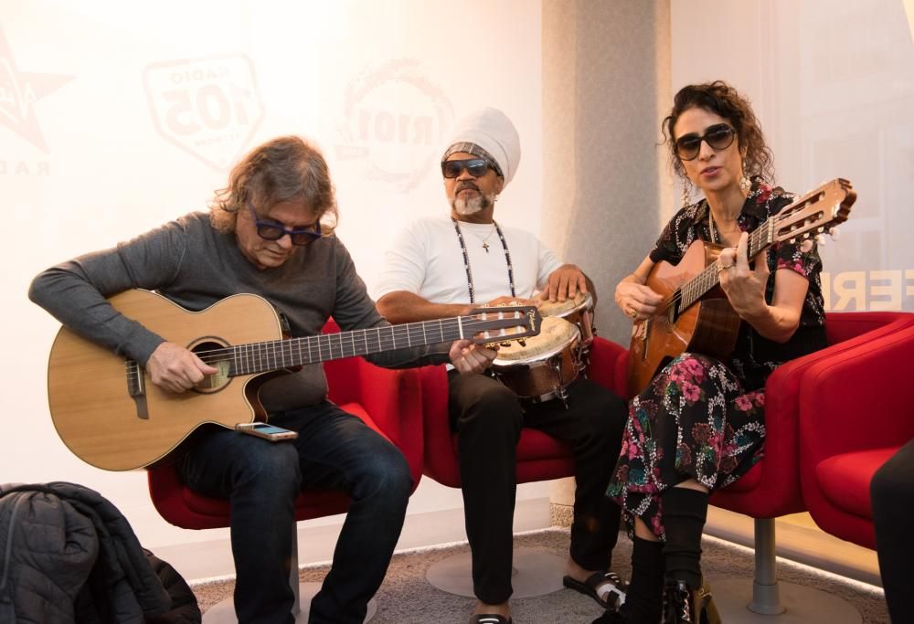 Tribalistas ospiti di Radio Monte Carlo: le foto più belle