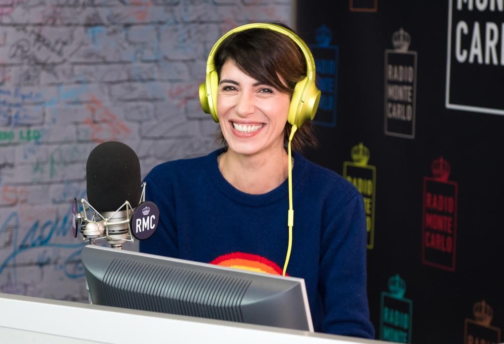 Giorgia: le foto esclusive negli studi di Radio Monte Carlo