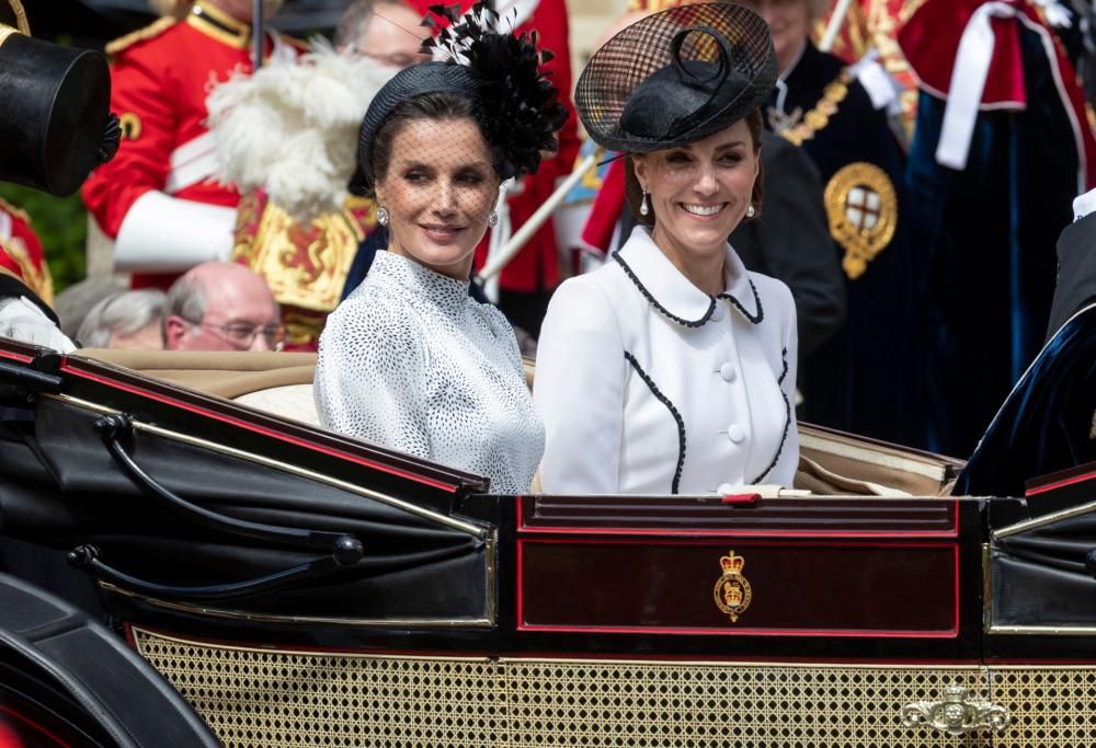 E’ gara d’eleganza tra Kate Middleton e la Regina Letizia di Spagna