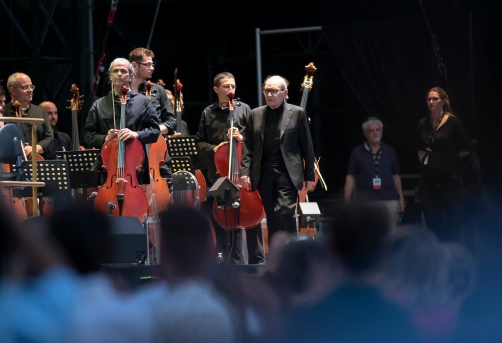 Il Maestro Morricone commuove il pubblico con il suo  concerto d’addio