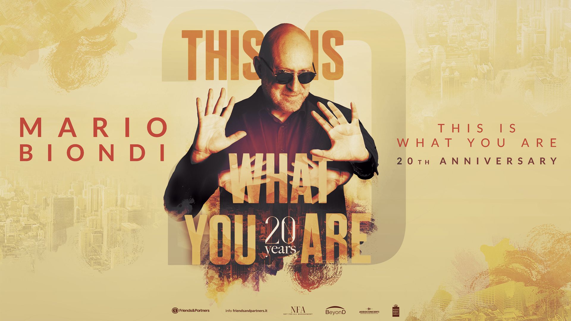 MArio Biondi tour 20 years