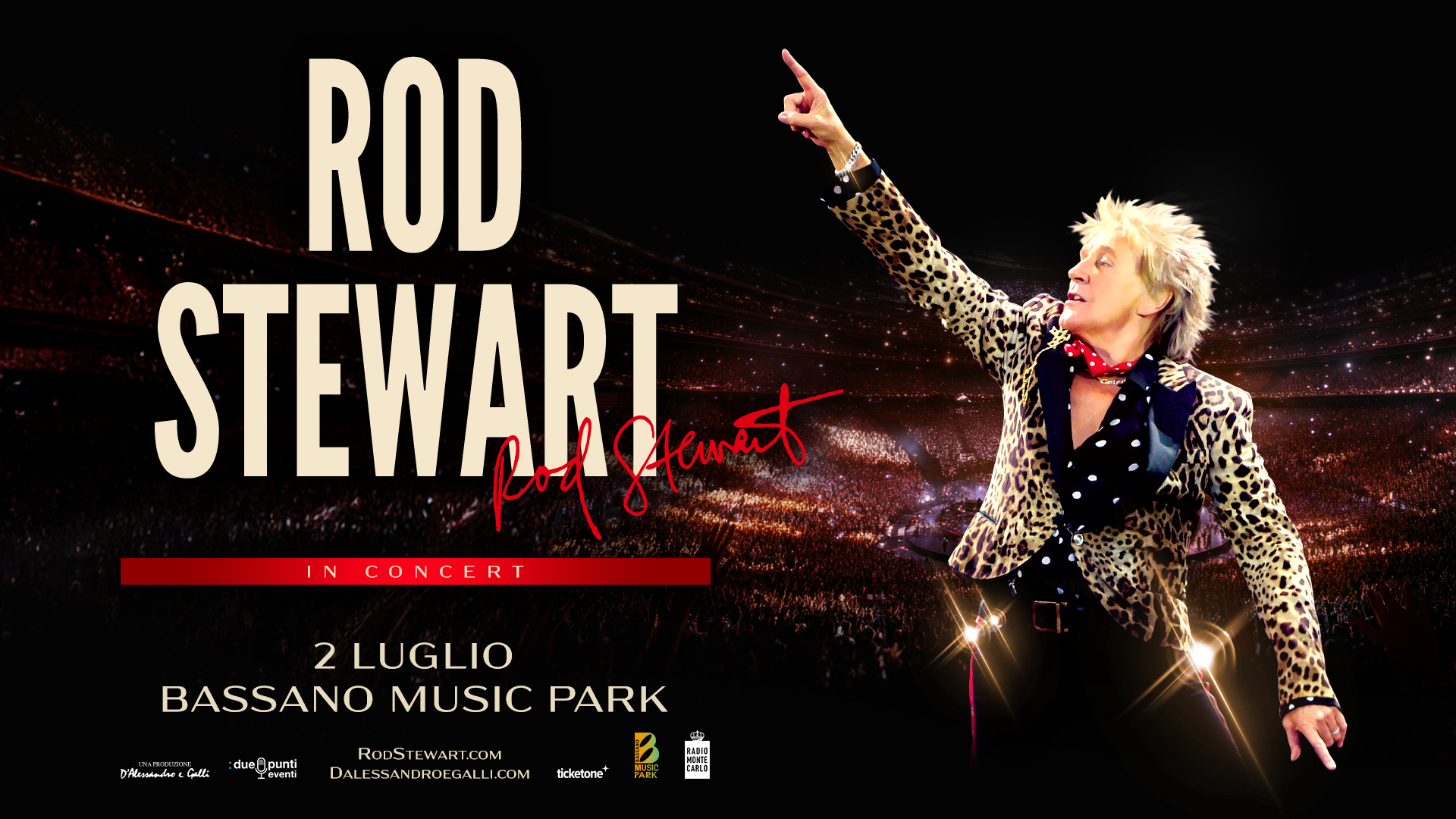 Rod Stewart:  l’unica data italiana!