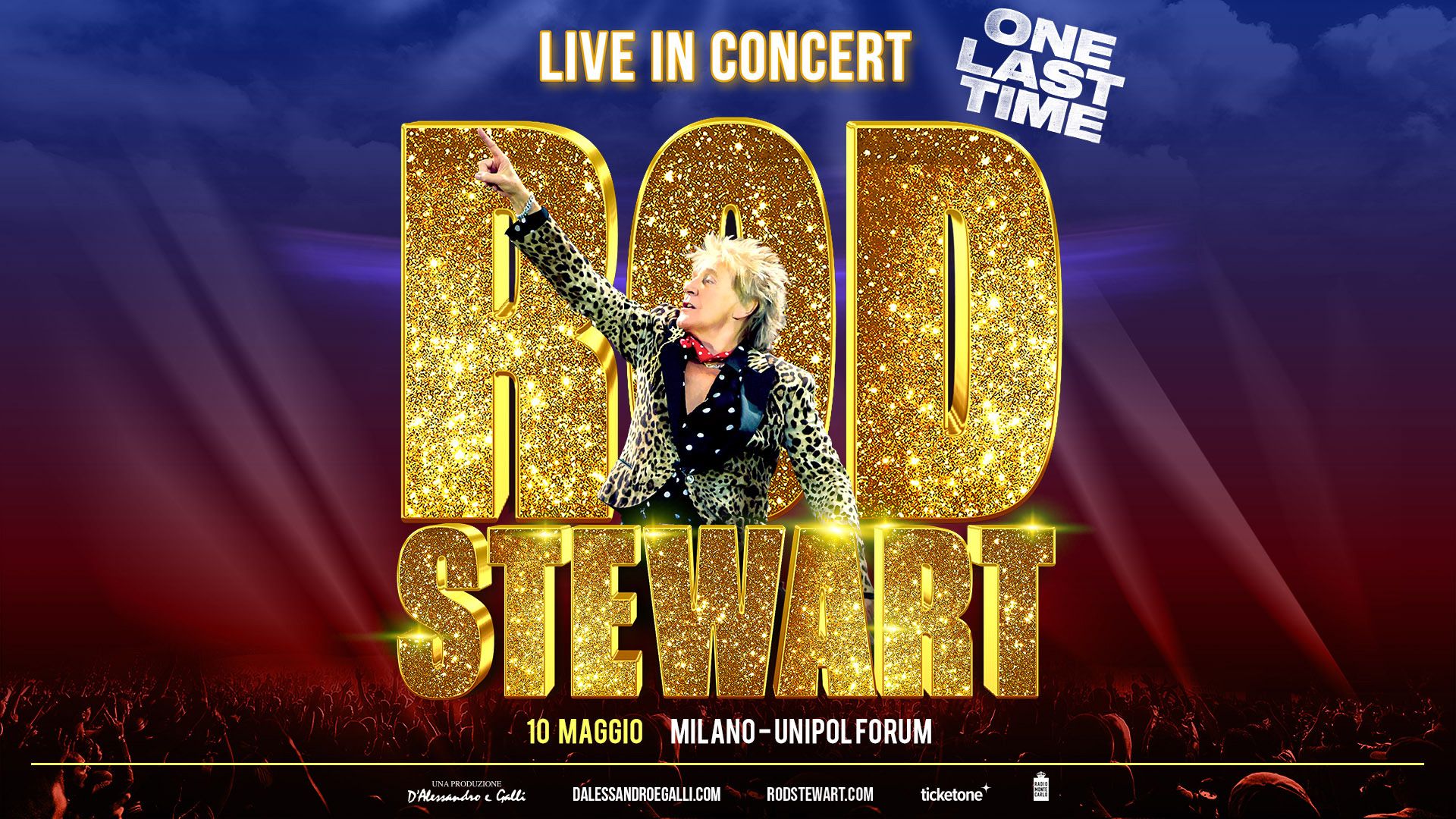 Rod Stewart:  l’unica data italiana!