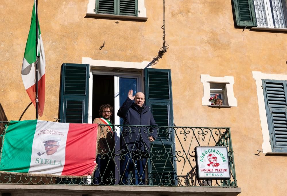 Il Principe Alberto in visita in Liguria