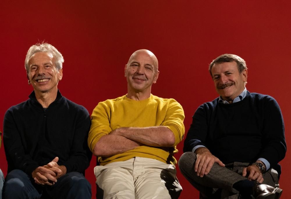 Aldo, Giovanni e Giacomo e Sophie Chiarello ospiti di Radio Monte Carlo